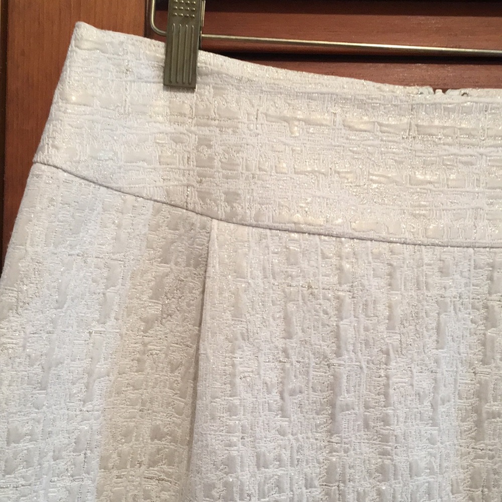 Merona gold and cream skirt